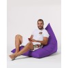 Atelier del Sofa Garden Bean Bag Pyramid Big Bed Pouf - Purple Purple