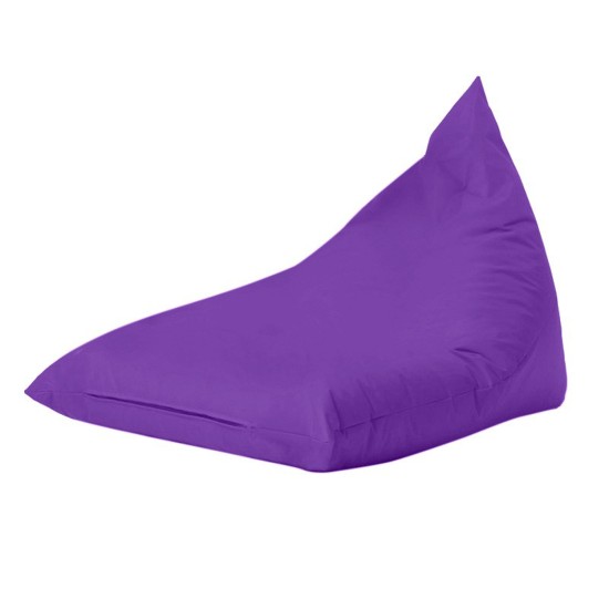 Garden Bean Bag Pyramid Big Bed Pouf - Purple Purple Atelier del Sofa Garden Bean Bag Pyramid Big Bed Pouf - Purple Purple