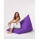 Garden Bean Bag Pyramid Big Bed Pouf - Purple Purple Atelier del Sofa Garden Bean Bag Pyramid Big Bed Pouf - Purple Purple