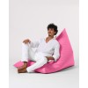 Atelier del Sofa Garden Bean Bag Pyramid Big Bed Pouf - Pink Pink