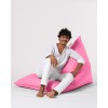 Atelier del Sofa Garden Bean Bag Pyramid Big Bed Pouf - Pink Pink