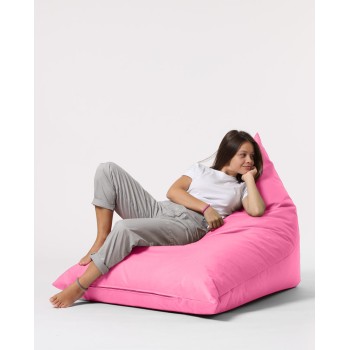 Garden Bean Bag Pyramid Big Bed Pouf - Pink Pink