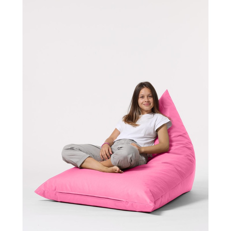 Atelier del Sofa Garden Bean Bag Pyramid Big Bed Pouf - Pink Pink