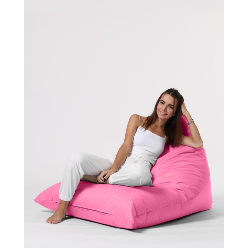 Atelier del Sofa Garden Bean Bag Pyramid Big Bed Pouf - Pink Pink