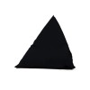 Atelier del Sofa Garden Bean Bag Pyramid Big Bed Pouf - Black Black