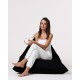 Garden Bean Bag Pyramid Big Bed Pouf - Black Black Atelier del Sofa Garden Bean Bag Pyramid Big Bed Pouf - Black Black