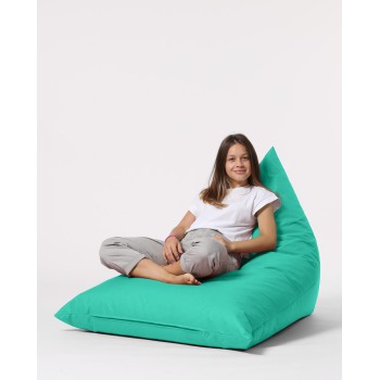 Garden Bean Bag Pyramid Big Bed Pouf - Turquoise Turquoise