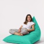 Garden Bean Bag Pyramid Big Bed Pouf - Turquoise Turquoise