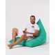 Atelier del Sofa Garden Bean Bag Pyramid Big Bed Pouf - Turquoise Turquoise