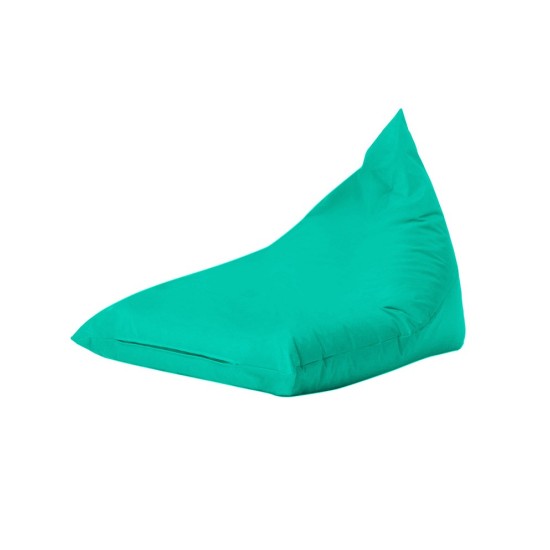 Atelier del Sofa Garden Bean Bag Pyramid Big Bed Pouf - Turquoise Turquoise