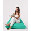Atelier del Sofa Garden Bean Bag Pyramid Big Bed Pouf - Turquoise Turquoise