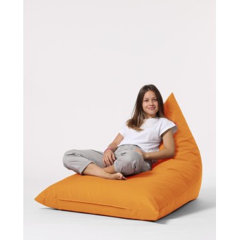 Garden Bean Bag Pyramid Big Bed Pouf - Orange Orange