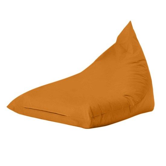 Garden Bean Bag Pyramid Big Bed Pouf - Orange Orange Atelier del Sofa Garden Bean Bag Pyramid Big Bed Pouf - Orange Orange