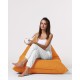 Garden Bean Bag Pyramid Big Bed Pouf - Orange Orange Atelier del Sofa Garden Bean Bag Pyramid Big Bed Pouf - Orange Orange