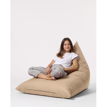Garden Bean Bag Pyramid Big Bed Pouf - Mink Mink