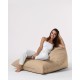 Atelier del Sofa Garden Bean Bag Pyramid Big Bed Pouf - Mink Mink