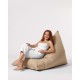 Atelier del Sofa Garden Bean Bag Pyramid Big Bed Pouf - Mink Mink