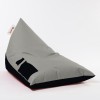 Atelier del Sofa Garden Bean Bag Pyramid Large Double Color Bed Pouf - Fume Fume
Black