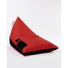 Atelier del Sofa Garden Bean Bag Pyramid Large Double Color Bed Pouf - Red Red
Black