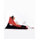 Atelier del Sofa Garden Bean Bag Pyramid Large Double Color Bed Pouf - Red Red
Black