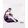 Atelier del Sofa Garden Bean Bag Pyramid Large Double Color Bed Pouf - Purple Purple