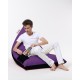 Atelier del Sofa Garden Bean Bag Pyramid Large Double Color Bed Pouf - Purple Purple
