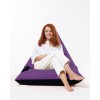 Atelier del Sofa Garden Bean Bag Pyramid Large Double Color Bed Pouf - Purple Purple