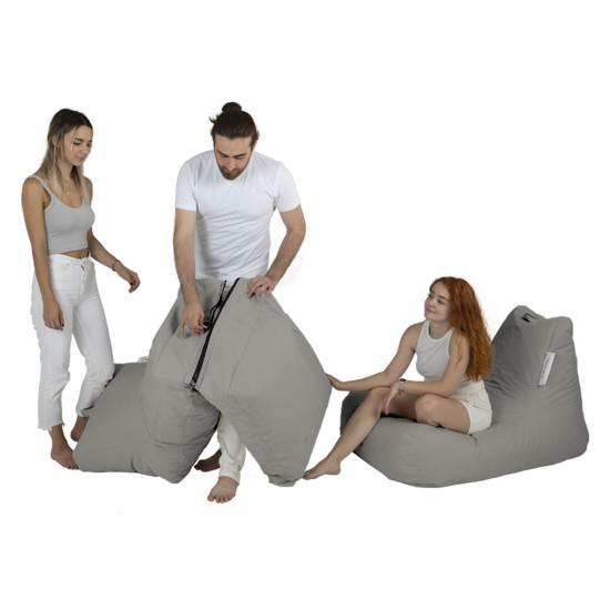 Πουφ  Siesta 180x55x40εκ - Fume