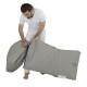 Πουφ  Siesta 180x55x40εκ - Fume
