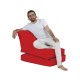 Atelier del Sofa Garden Bean Bag Siesta Sofa Bed Pouf - Red Red