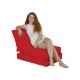 Atelier del Sofa Garden Bean Bag Siesta Sofa Bed Pouf - Red Red