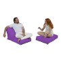 Garden Bean Bag Siesta Sofa Bed Pouf - Purple Purple