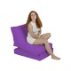 Garden Bean Bag Siesta Sofa Bed Pouf - Purple Purple Atelier del Sofa Garden Bean Bag Siesta Sofa Bed Pouf - Purple Purple