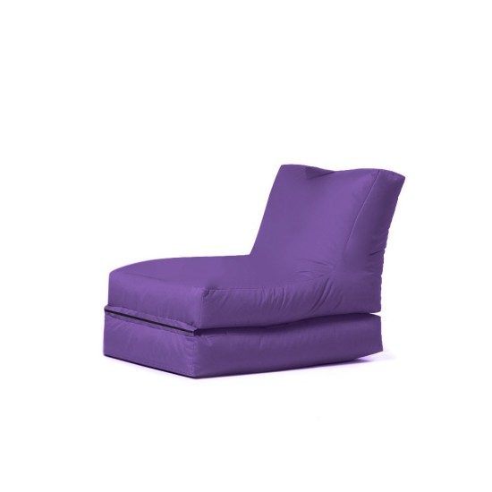 Garden Bean Bag Siesta Sofa Bed Pouf - Purple Purple Atelier del Sofa Garden Bean Bag Siesta Sofa Bed Pouf - Purple Purple