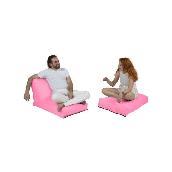 Atelier del Sofa Garden Bean Bag Siesta Sofa Bed Pouf - Pink Pink