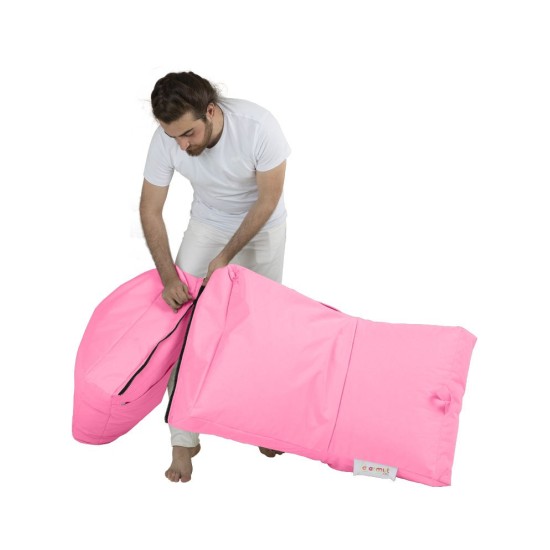Atelier del Sofa Garden Bean Bag Siesta Sofa Bed Pouf - Pink Pink