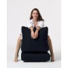 Atelier del Sofa Garden Bean Bag Siesta Sofa Bed Pouf - Black Black