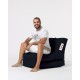 Atelier del Sofa Garden Bean Bag Siesta Sofa Bed Pouf - Black Black