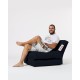 Atelier del Sofa Garden Bean Bag Siesta Sofa Bed Pouf - Black Black