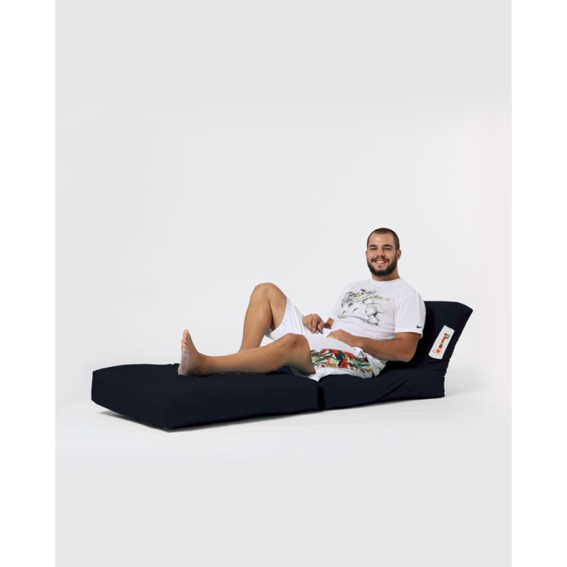 Atelier del Sofa Garden Bean Bag Siesta Sofa Bed Pouf - Black Black