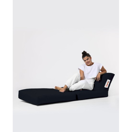 Atelier del Sofa Garden Bean Bag Siesta Sofa Bed Pouf - Black Black