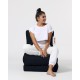 Atelier del Sofa Garden Bean Bag Siesta Sofa Bed Pouf - Black Black