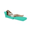 Atelier del Sofa Garden Bean Bag Siesta Sofa Bed Pouf - Turquoise Turquoise