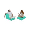 Atelier del Sofa Garden Bean Bag Siesta Sofa Bed Pouf - Turquoise Turquoise