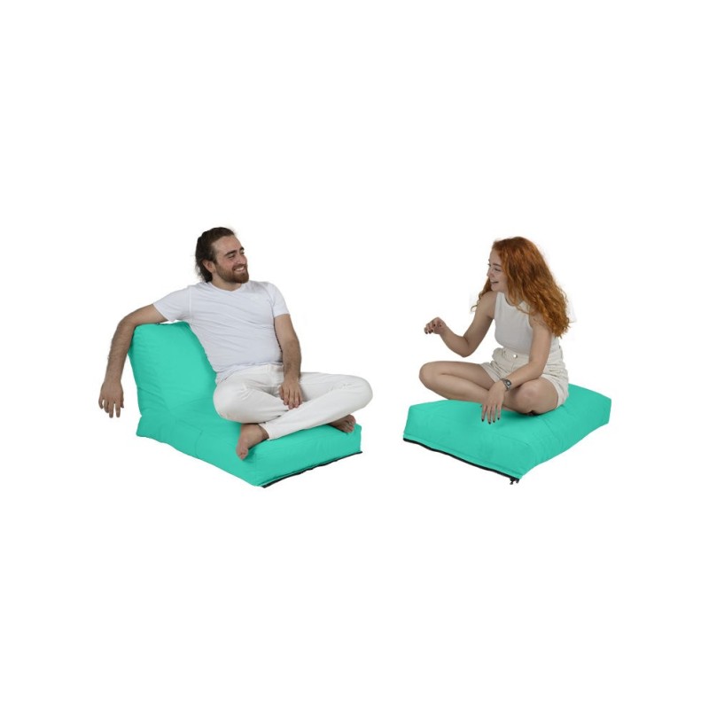 Atelier del Sofa Garden Bean Bag Siesta Sofa Bed Pouf - Turquoise Turquoise