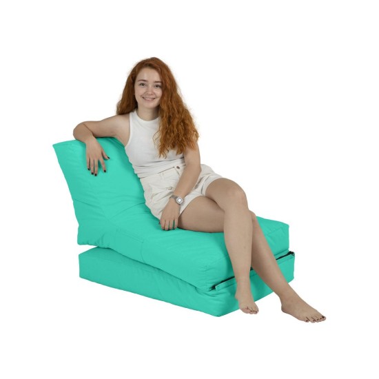 Atelier del Sofa Garden Bean Bag Siesta Sofa Bed Pouf - Turquoise Turquoise