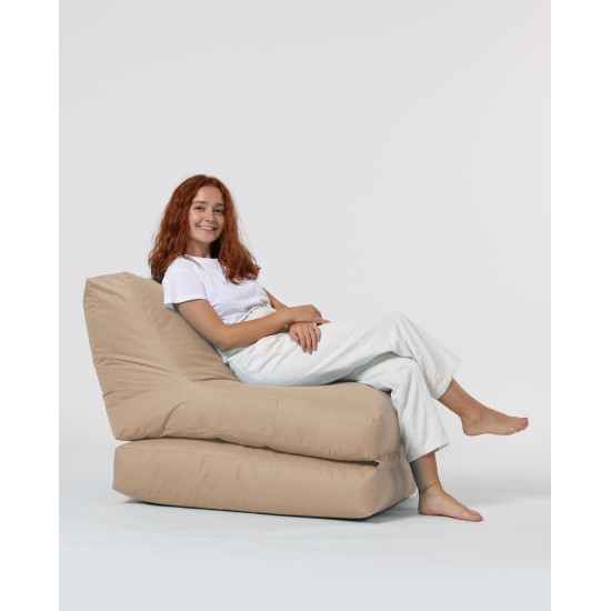Atelier del Sofa Garden Bean Bag Siesta Sofa Bed Pouf - Mink Mink