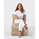 Atelier del Sofa Garden Bean Bag Siesta Sofa Bed Pouf - Mink Mink