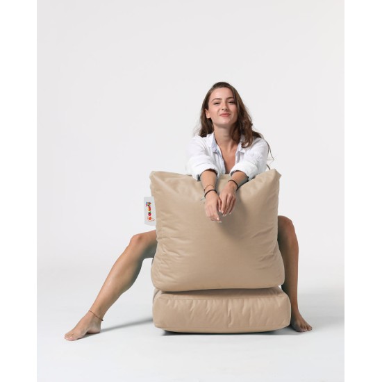 Atelier del Sofa Garden Bean Bag Siesta Sofa Bed Pouf - Mink Mink