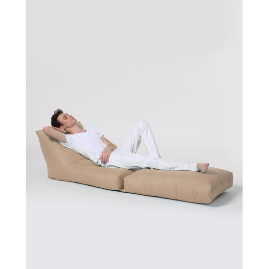 Atelier del Sofa Garden Bean Bag Siesta Sofa Bed Pouf - Mink Mink